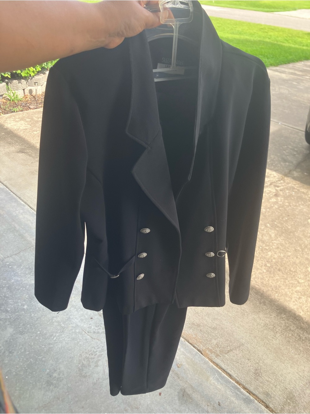 Classic Black Double-Breasted Women’s Blazer